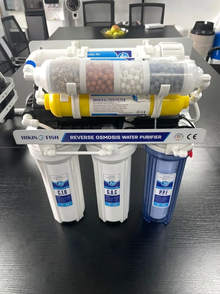 専用新品最安 逆浸透膜 浄水器 タンク,ポンプ付 7ステージ 75ガロン RO