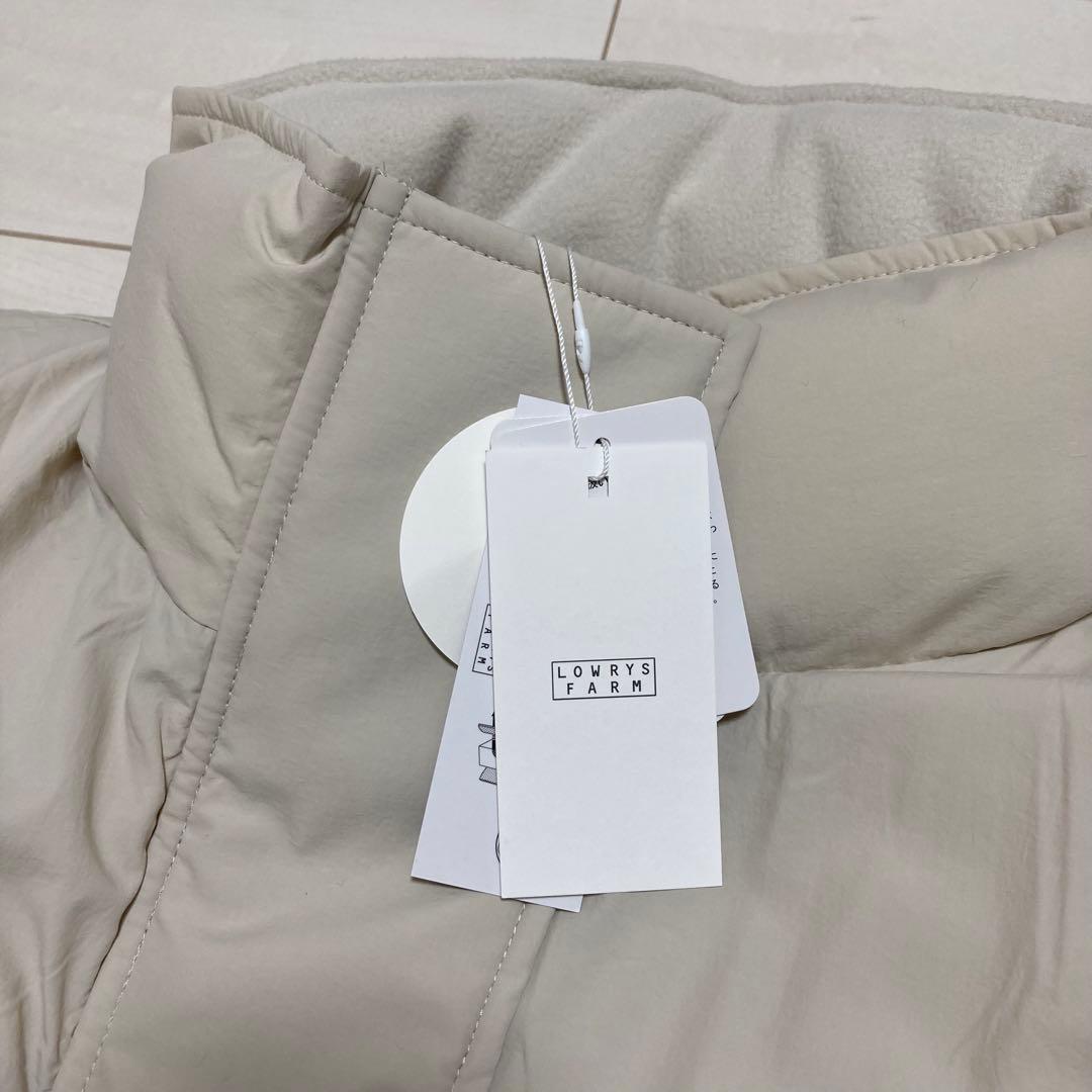 タグ付き　モンスターショートコート LOWRYSFARM アイボリー