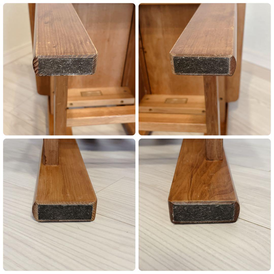 希少 カナディアン ダイニングチェア 2脚 無垢材 クラシック ビンテージ家具