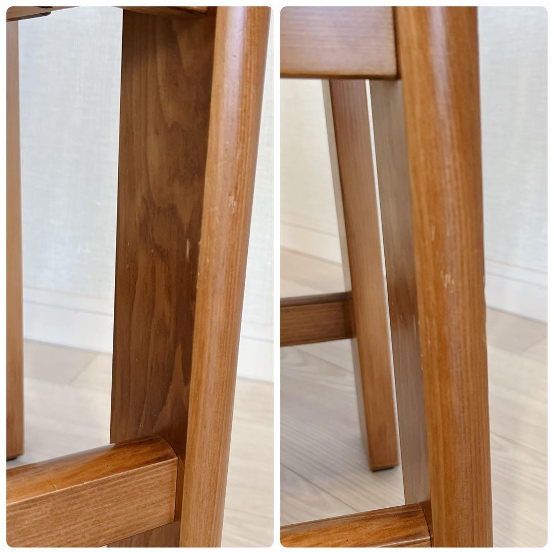 希少 カナディアン ダイニングチェア 2脚 無垢材 クラシック ビンテージ家具