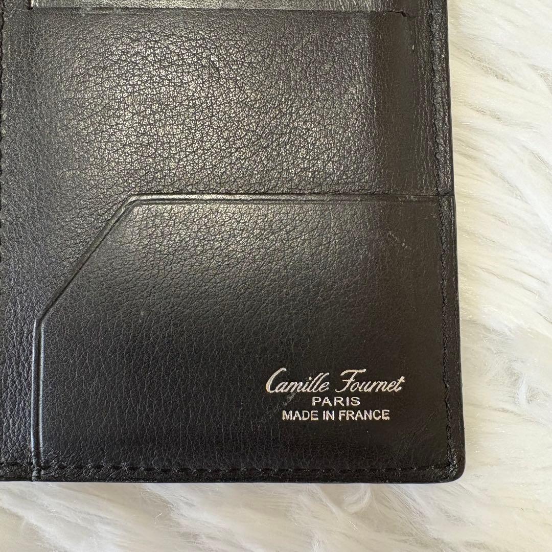 Camille Fournet 良品✨リザード レザー 長財布 二つ折り財布 黒