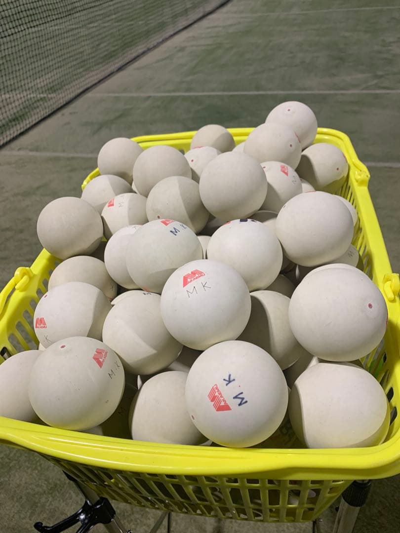 ソフトテニスボール公認球　アカエム