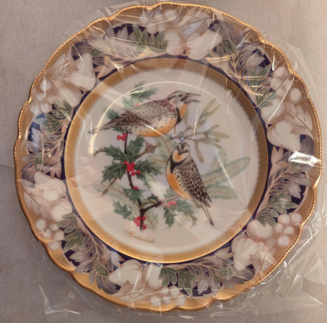 ノリタケクリスマスプレート1996-1999年皿未使用品