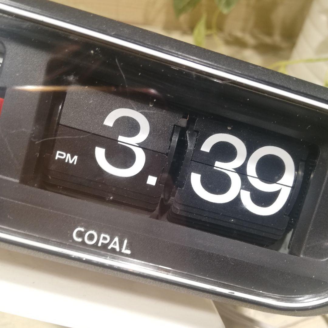 M♦希少 良品 COPAL フリップ時計 パタパタ時計　昭和レトロ