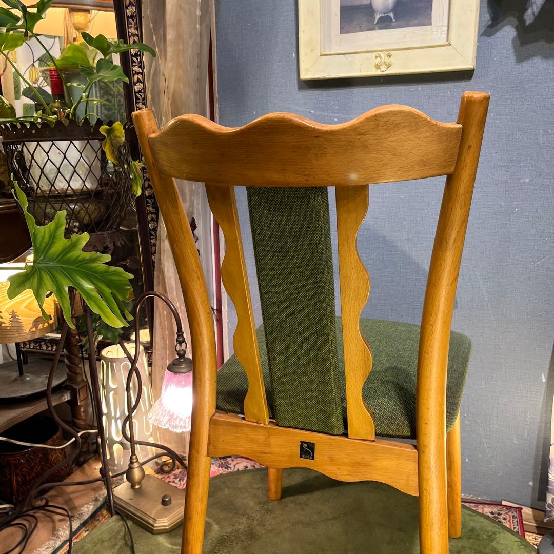 希少　オールドヴィンテージ 鳥取家具　コンパクト　軽量チェア