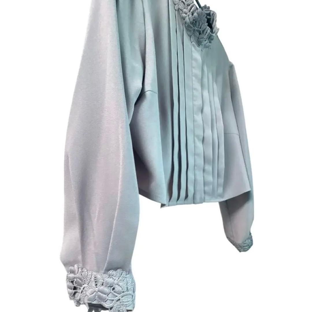 【美品】Rose Tiara フォーマルドレスセット 42 グレージュ