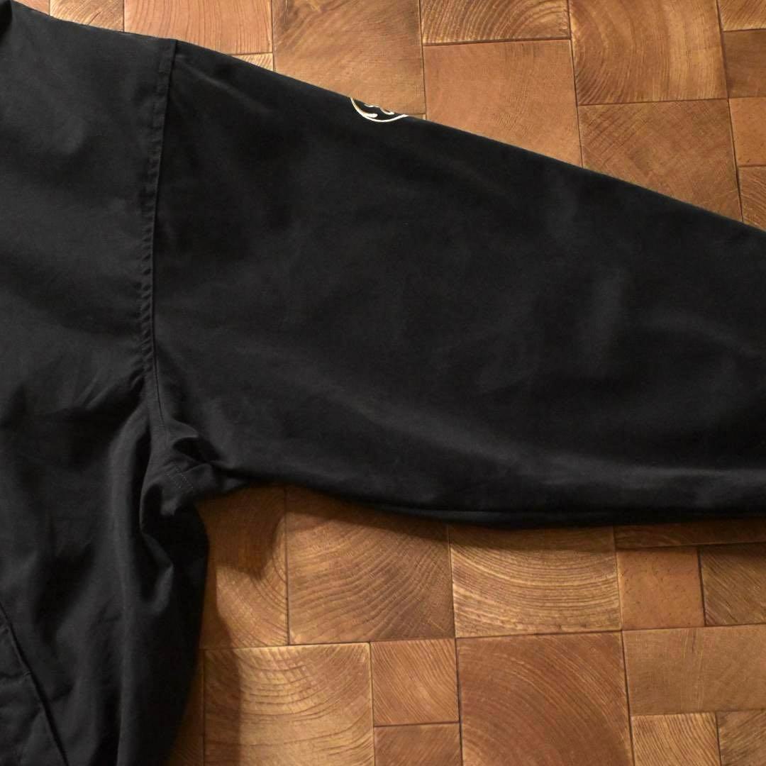 ダ*ー様 00s　US企業ロゴ　スイングトップ　ワークジャケット　ブラック　XL