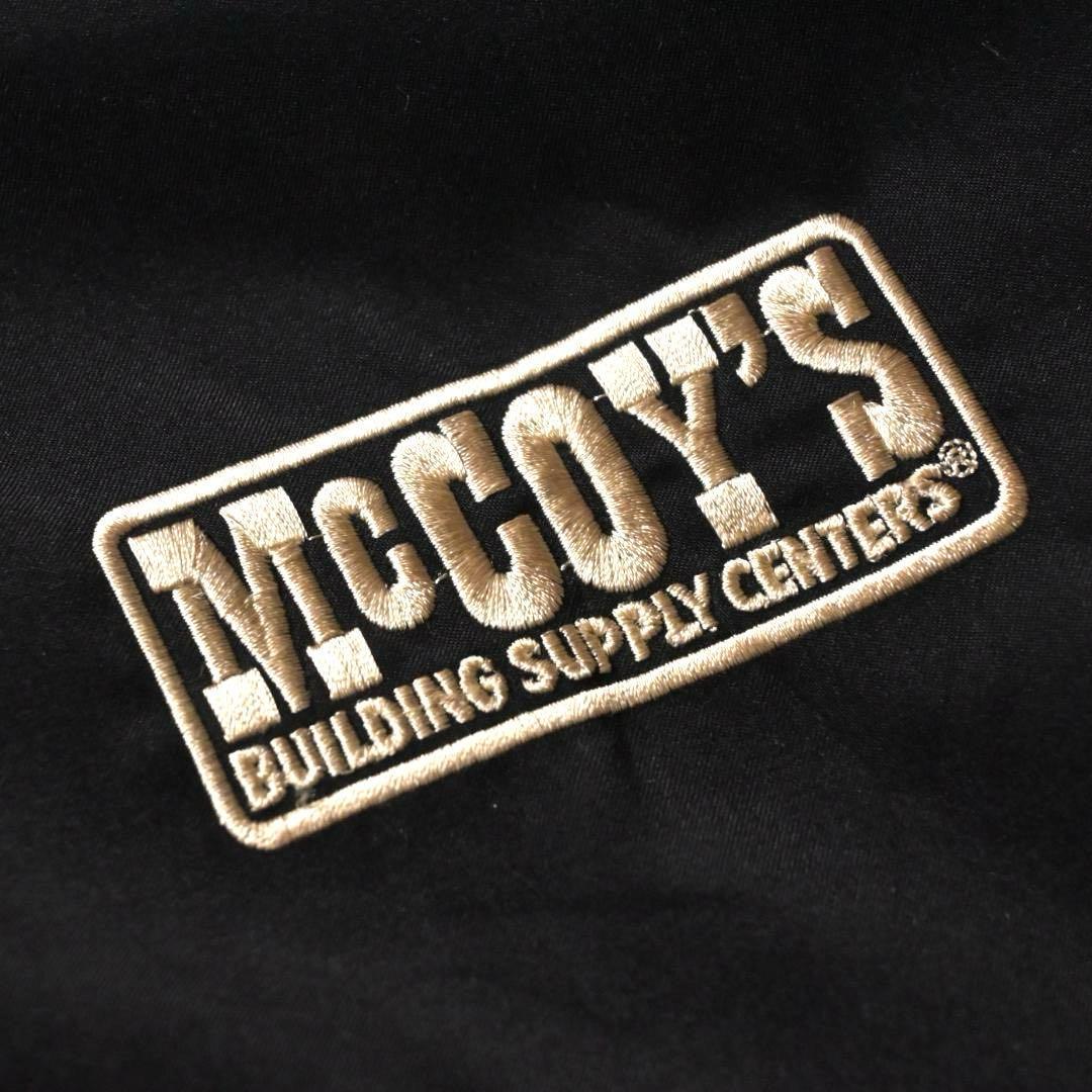 ダ*ー様 00s　US企業ロゴ　スイングトップ　ワークジャケット　ブラック　XL