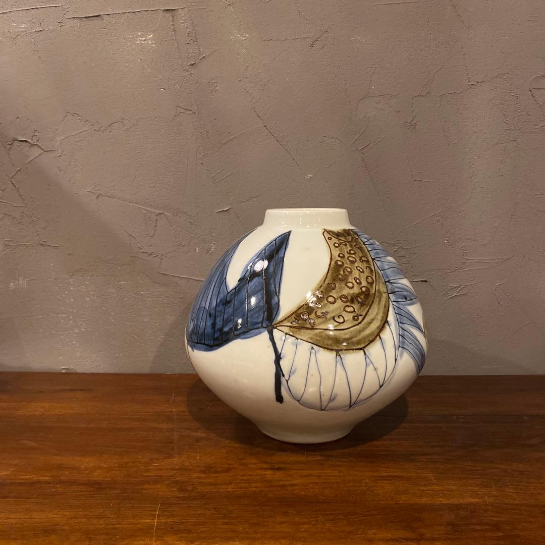 ヴィンテージ フラワーベース オブジェ インテリア アトミック 置物