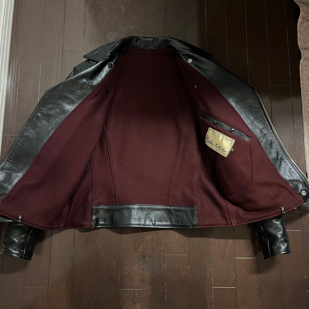 美品 フリーホイーラーズ ラブレア 希少サイズ44 馬革 レザー ルードブラック