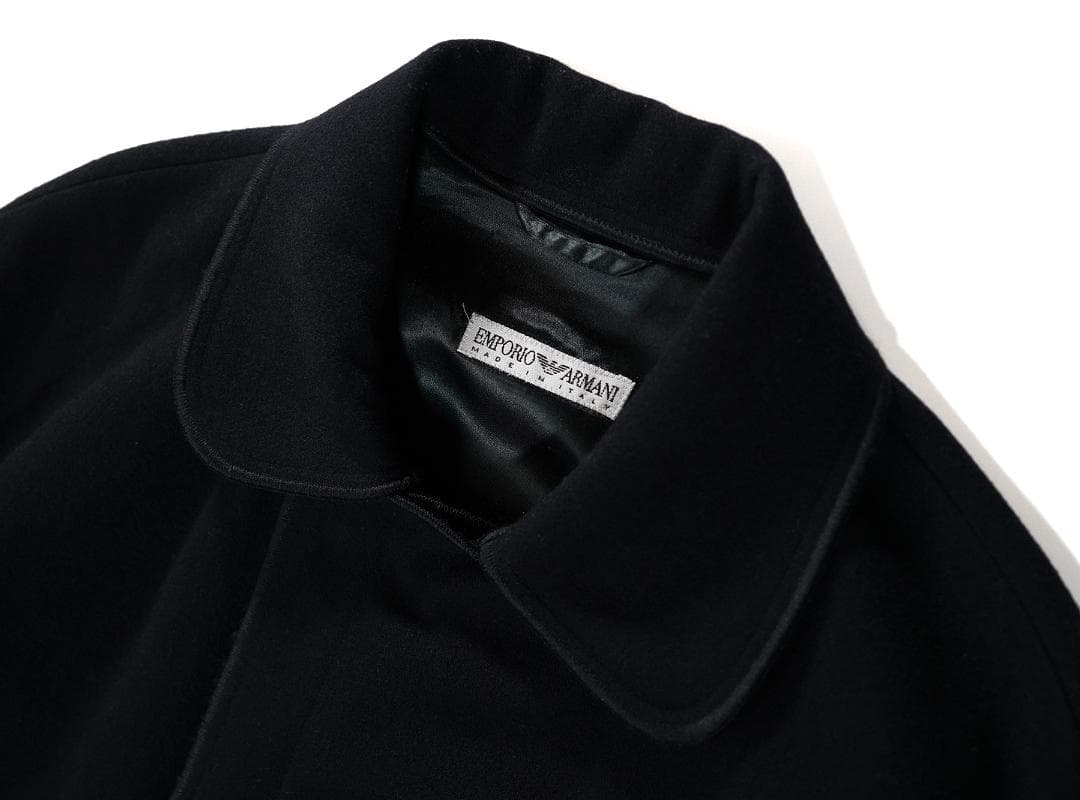 イタリア製 90s EMPORIO ARMANI マキシ丈 ロングコート 50