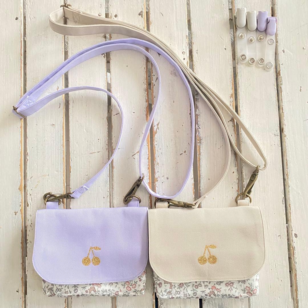 Yuhorin様⭐︎リバティプリント使用×さくらんぼワッペンレッスンバッグ他