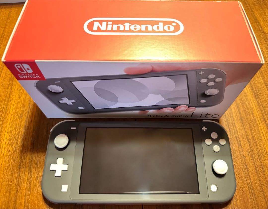 Nintendo Switch Lite グレー 箱付き アダプター無し