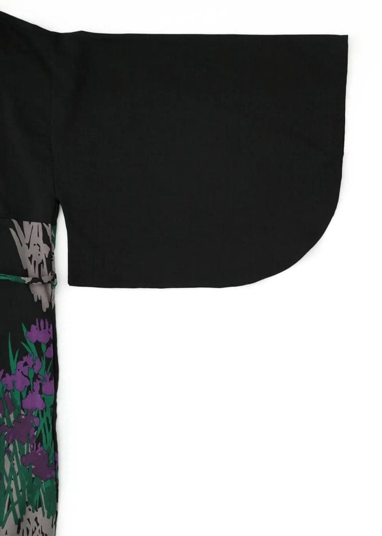 SOU・SOU モスリン 薙刀かり衣／濡羽色×光琳燕子花図屏風写し　Lサイズ