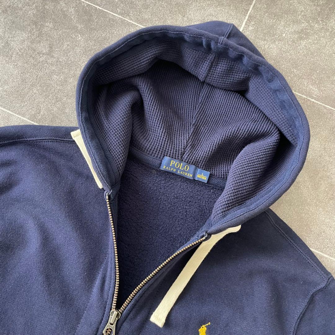 Polo Ralph lauren ラルフローレン ZIP パーカー 紺 L