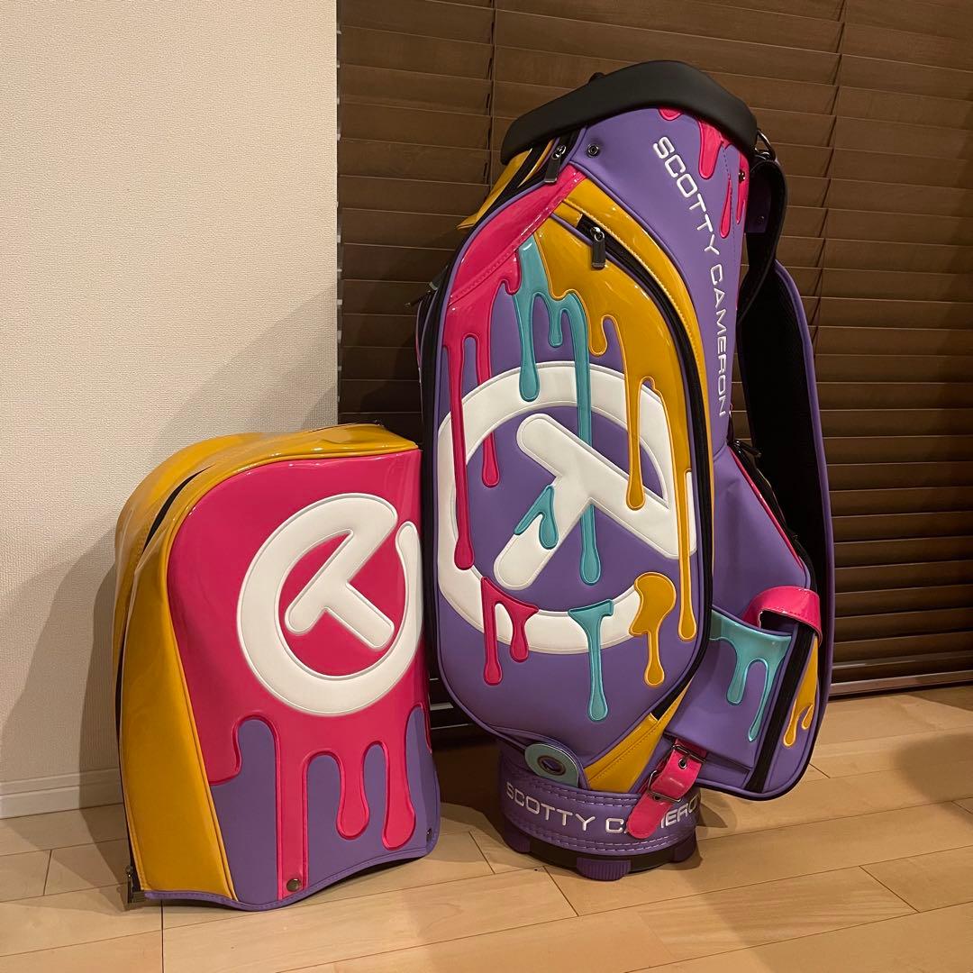 Titleist SCOTTY CAMERON キャメロン キャディバッグ 紫赤