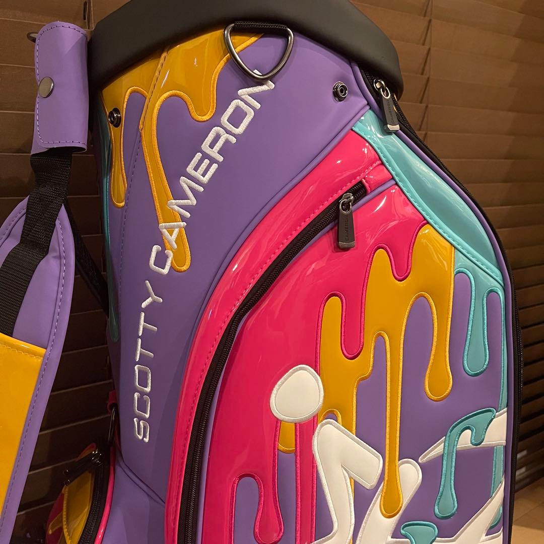 Titleist SCOTTY CAMERON キャメロン キャディバッグ 紫赤