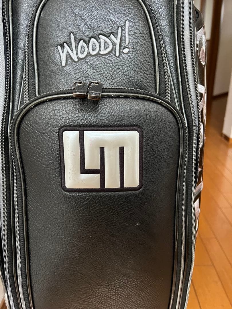 ラウドマウスシャガデリックシルバー刺繍柄ゴルフバッグ