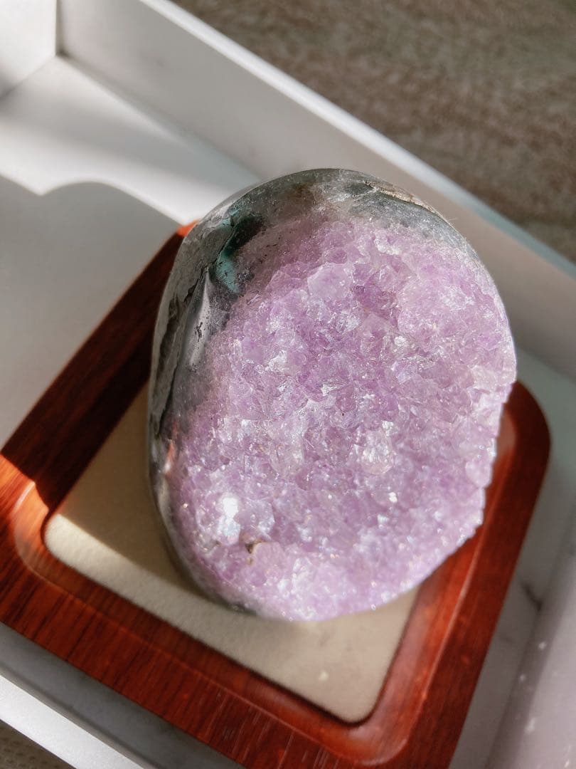 ブラジル産 アメジスト クラスター ドーム 天然石