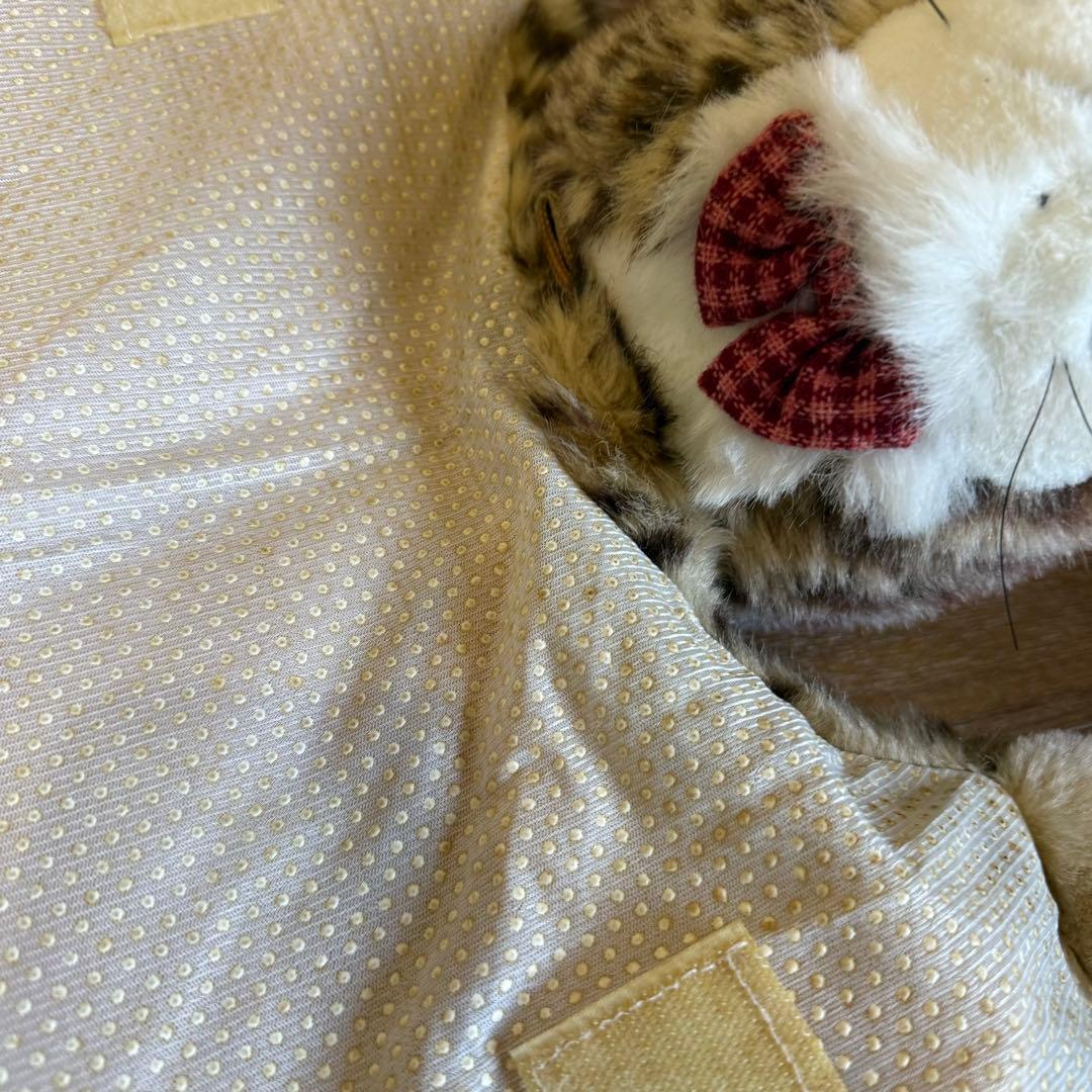 当時物 レトロ 昭和 ヒョウ ぬいぐるみ マット ラグ 滑り止め付き 個性派