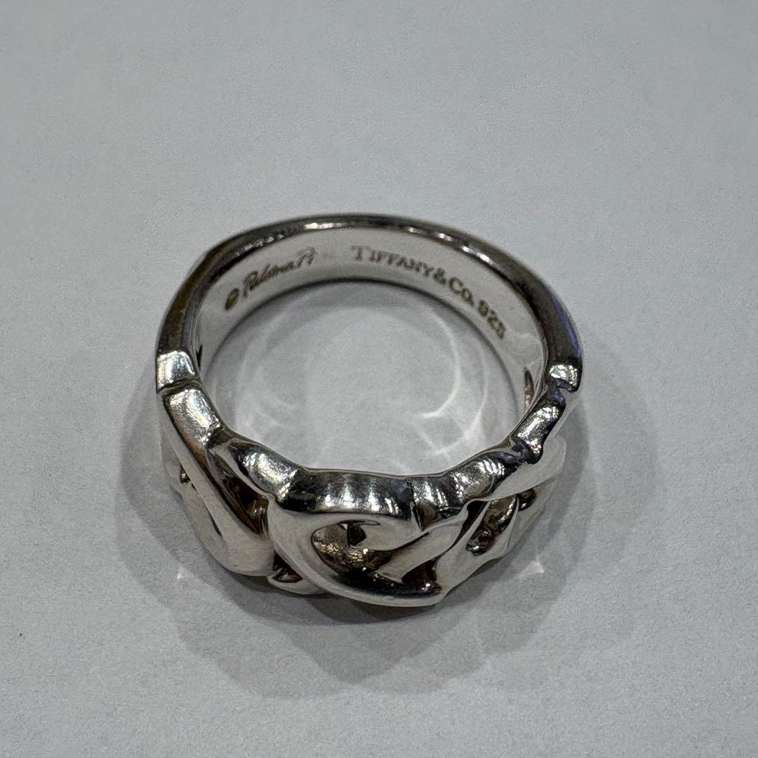 Tiffany&Co. ティファニー ラビングハート シルバー リング 5号