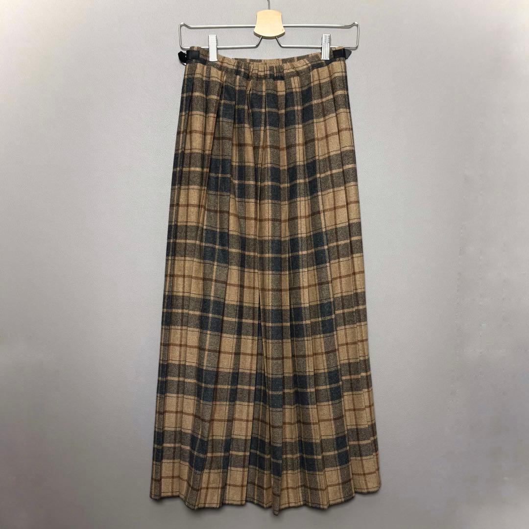 新品タグ付き オニールオブダブリン 柔らかブラウン マキシロングスカート91cm