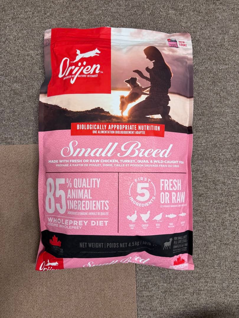 orijen オリジンスモールブリード4.5kg