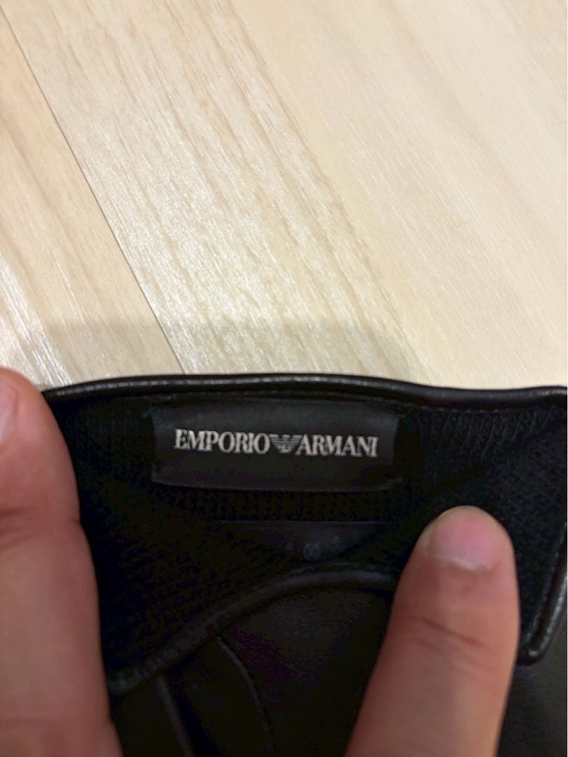 EMPORIO ARMANI レザー手袋　美品