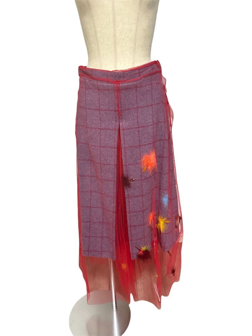 Maison Margiela 2022SS チュールウールパンツ　36 新品