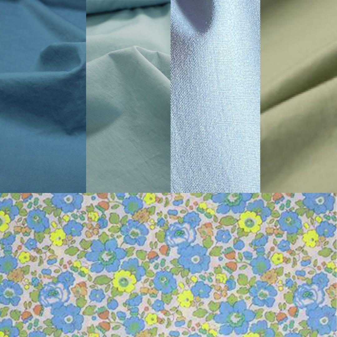 カニ様⭐︎リバティプリント使用×さくらんぼワッペンレッスンバッグ他オーダー