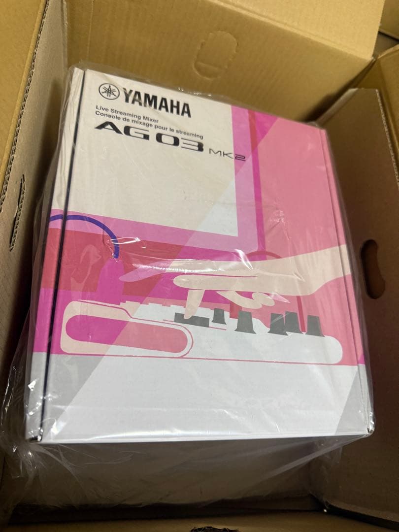 ヤマハ 3チャンネル ライブストリーミングミキサー ホワイト AG03MK2W