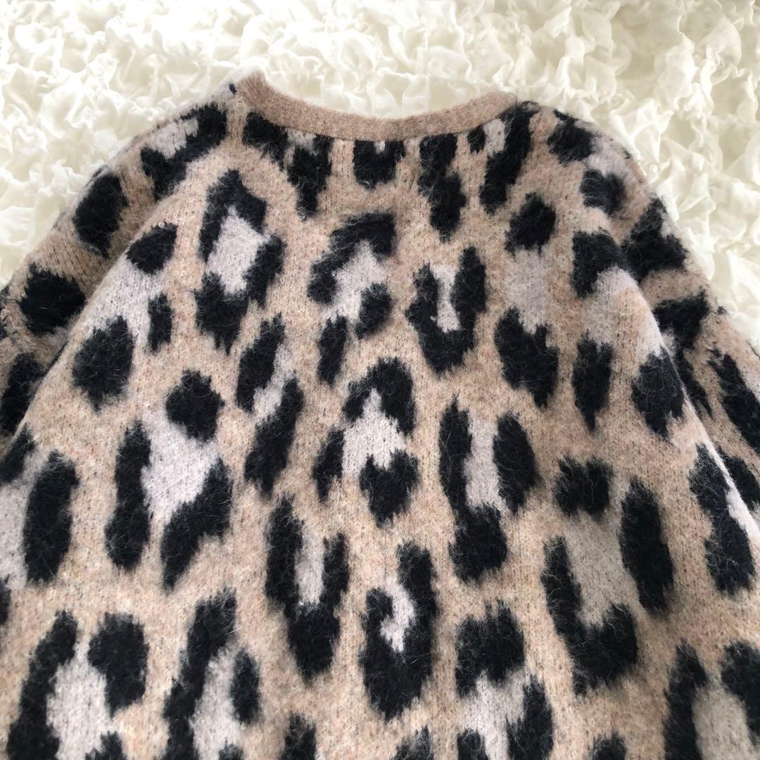 ジャーナル relume◆ CALIFORNIAモヘヤ パターンカーディガン