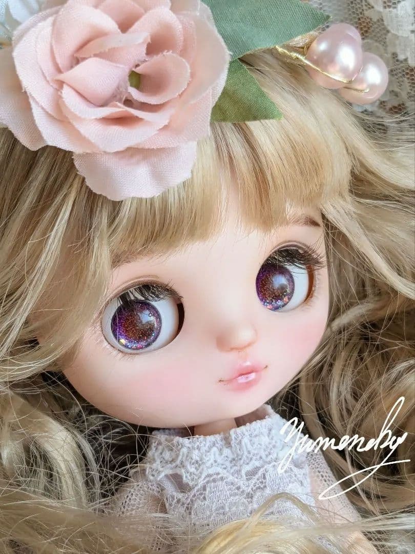 カスタムアイシードール ❀ミディサイズ ❀ドレス 花かんむりセット