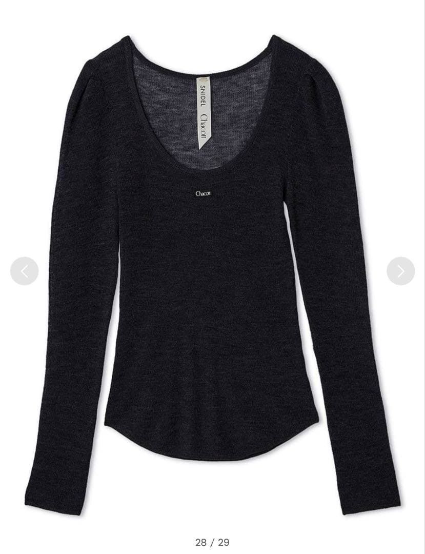 【Chacott】シアーリブニットSWNT254085