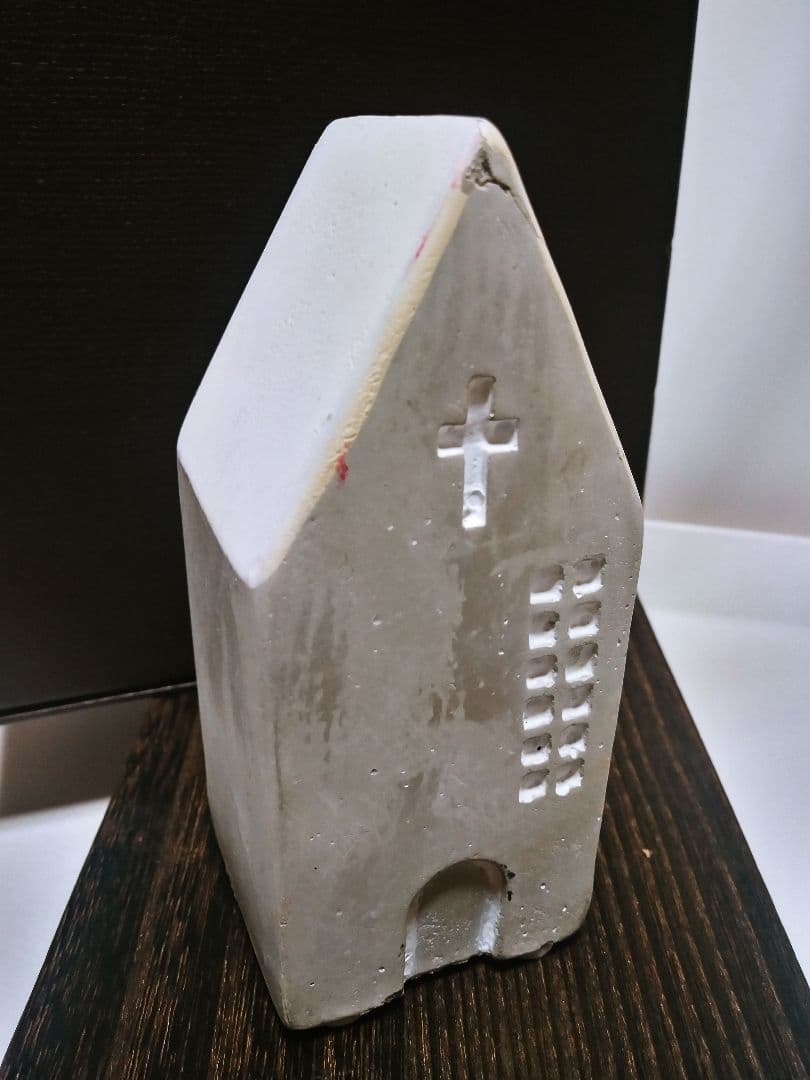 ❤️セメント細工　教会　キリスト教　クリスマスツリー　サンタクロース✨❤️