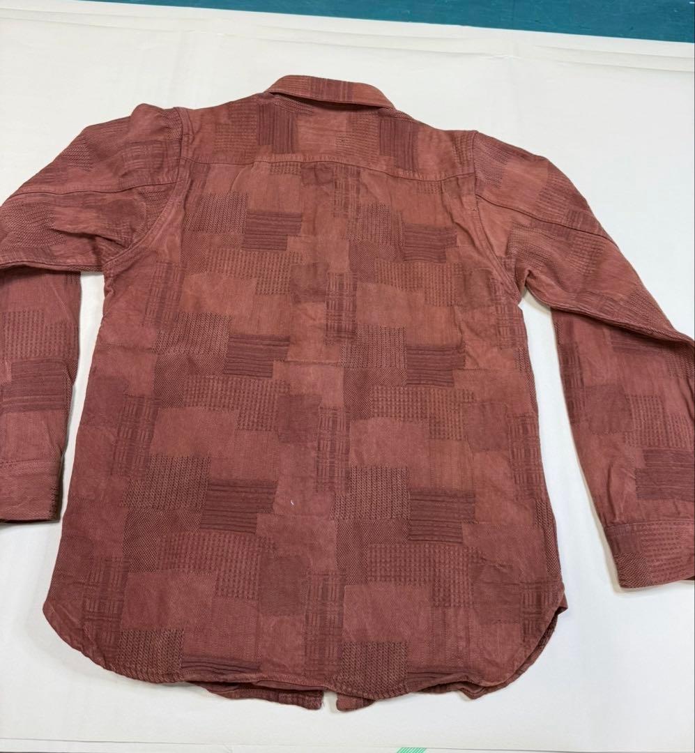 STUDIO D'ARTISAN 奄美泥染BOROジャガードシャツ サイズ38