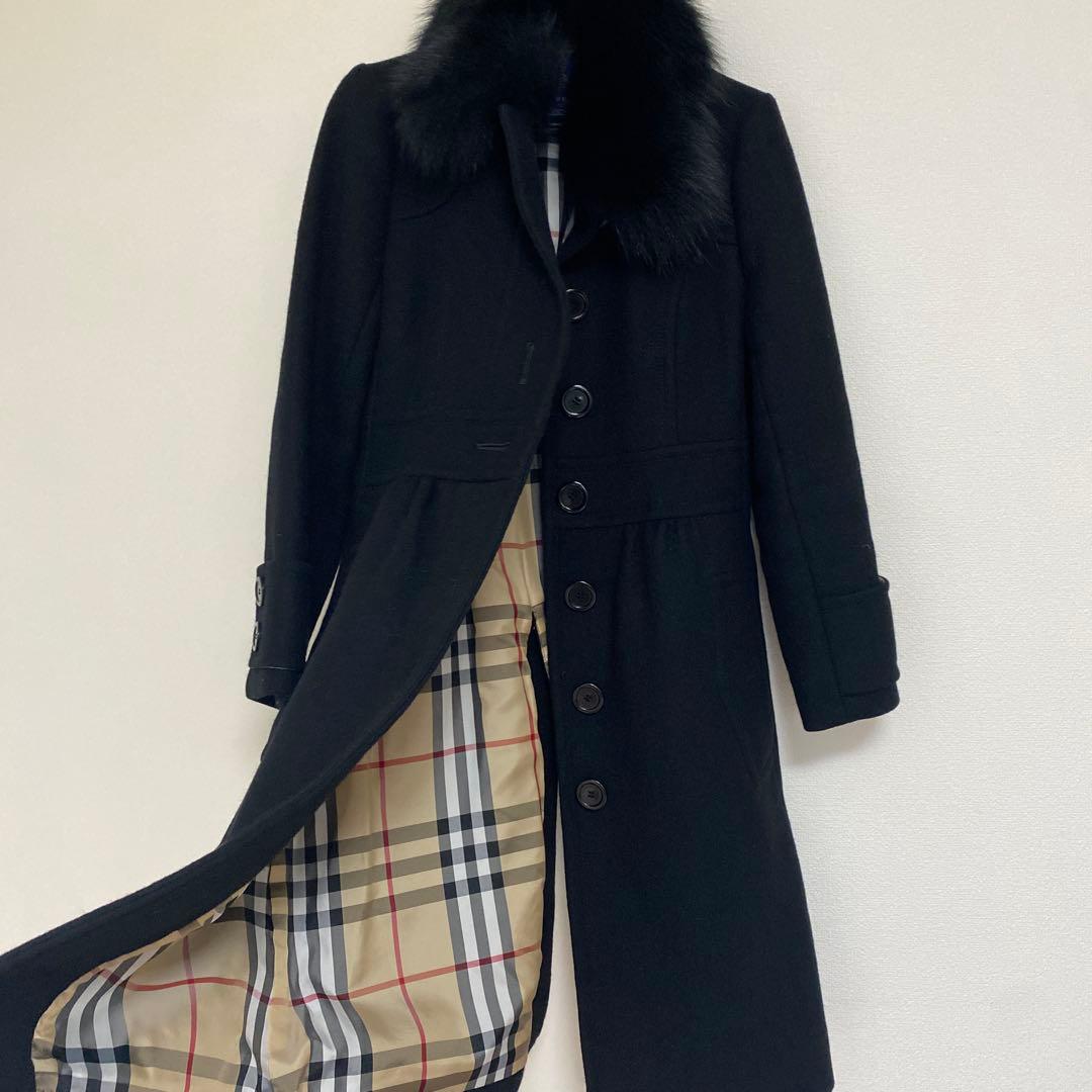 バーバリー レディースコート ブルーレーベル・38(Mサイズ)・着10回未満