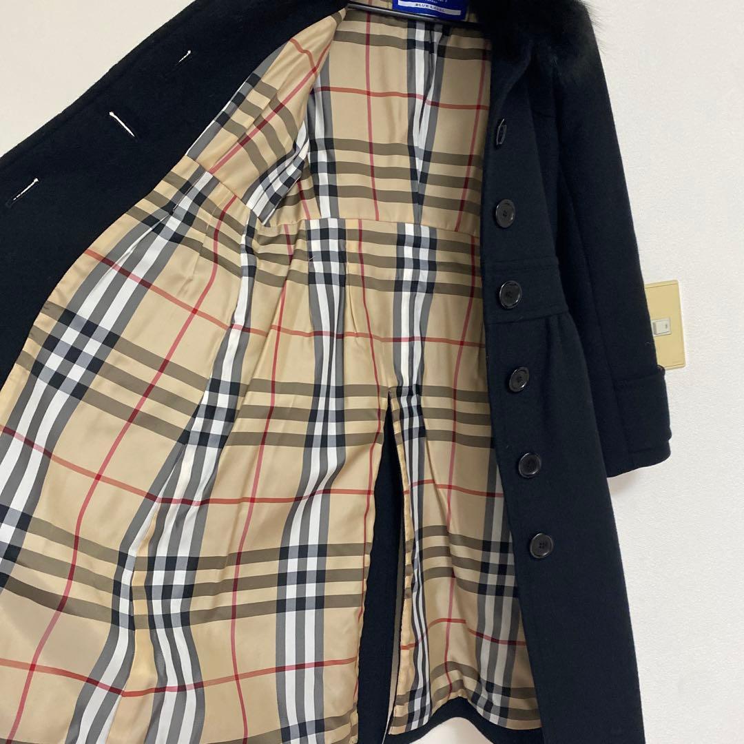 バーバリー レディースコート ブルーレーベル・38(Mサイズ)・着10回未満