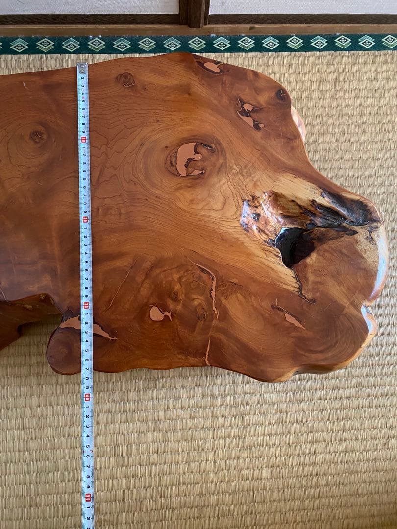 恵比寿と大黒天の木像　七福神　商売繁盛　大漁　財福　骨董　台座付　特大