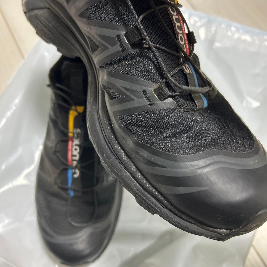 S*a様 Salomon ブラック スニーカー 27.5センチ