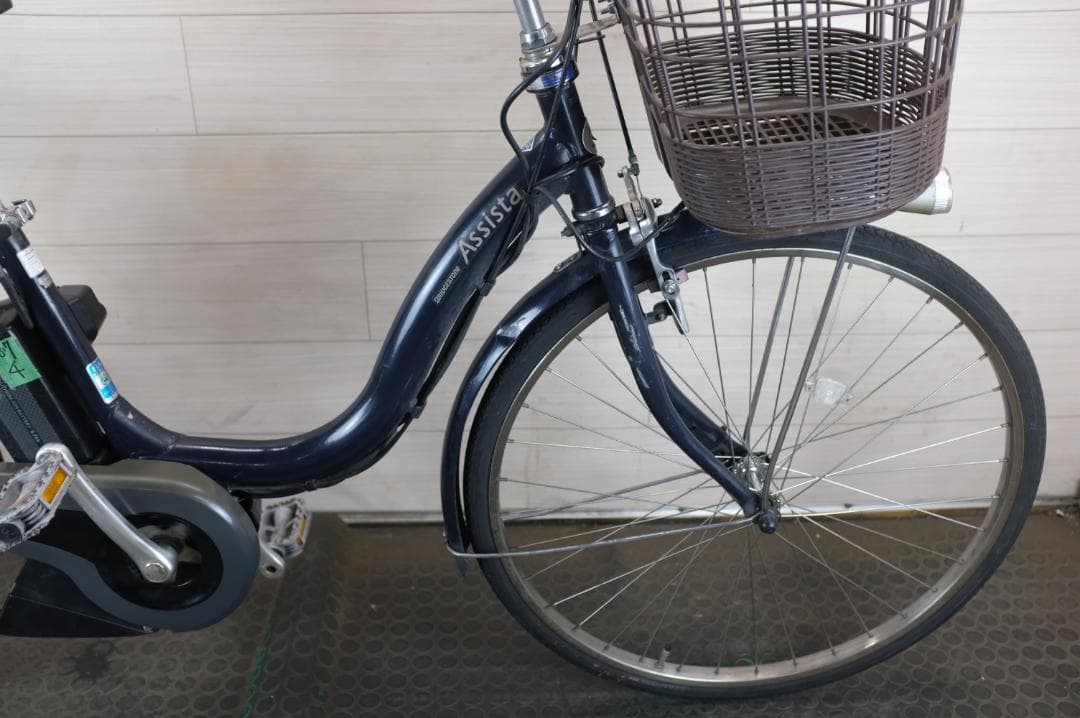 電動自転車BS　アシスタ　26インチ3段　8.7Ah（4点灯）充電器あり