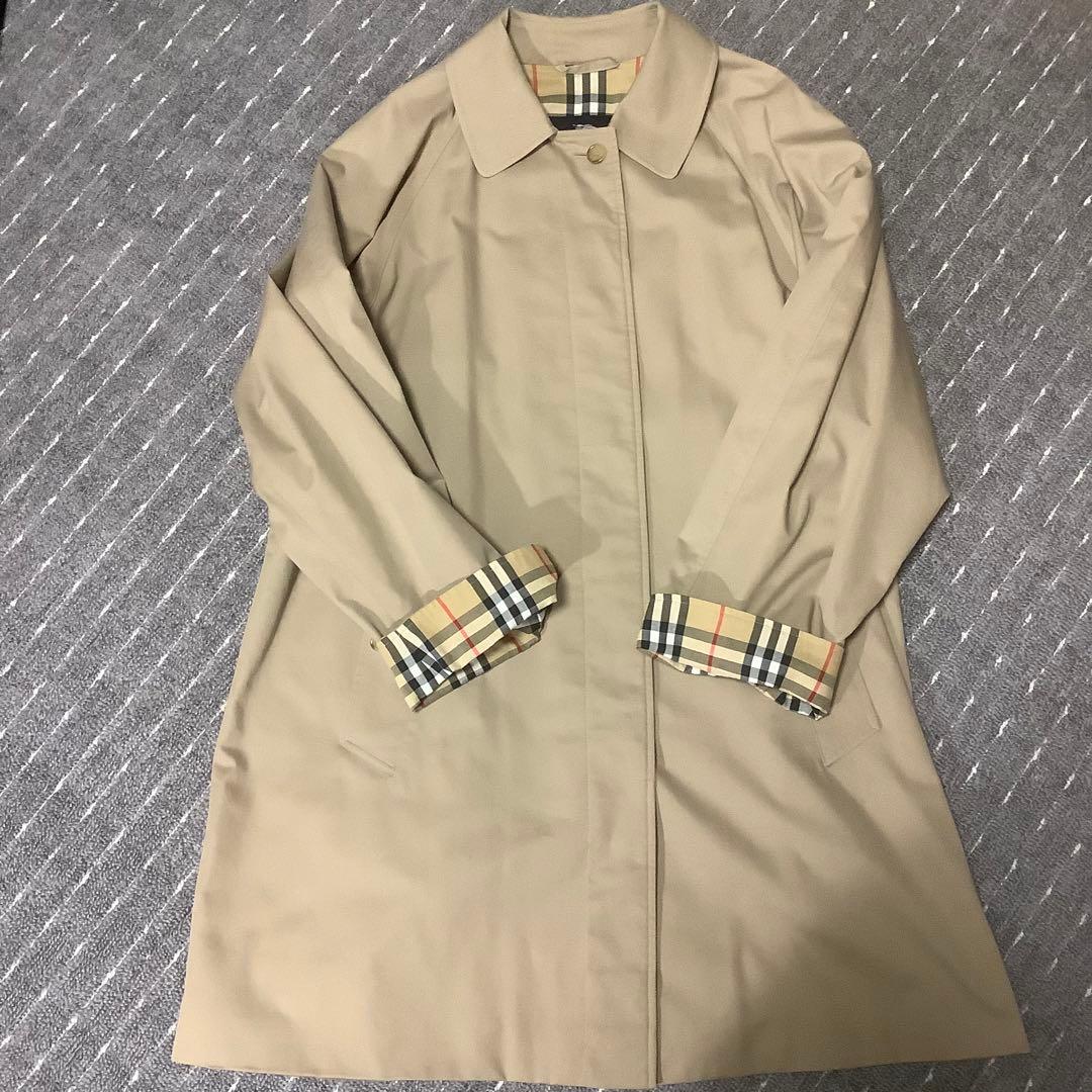Burberry London イングランド製 ノバチェック ステンカラーコート