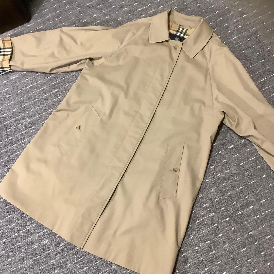 Burberry London イングランド製 ノバチェック ステンカラーコート
