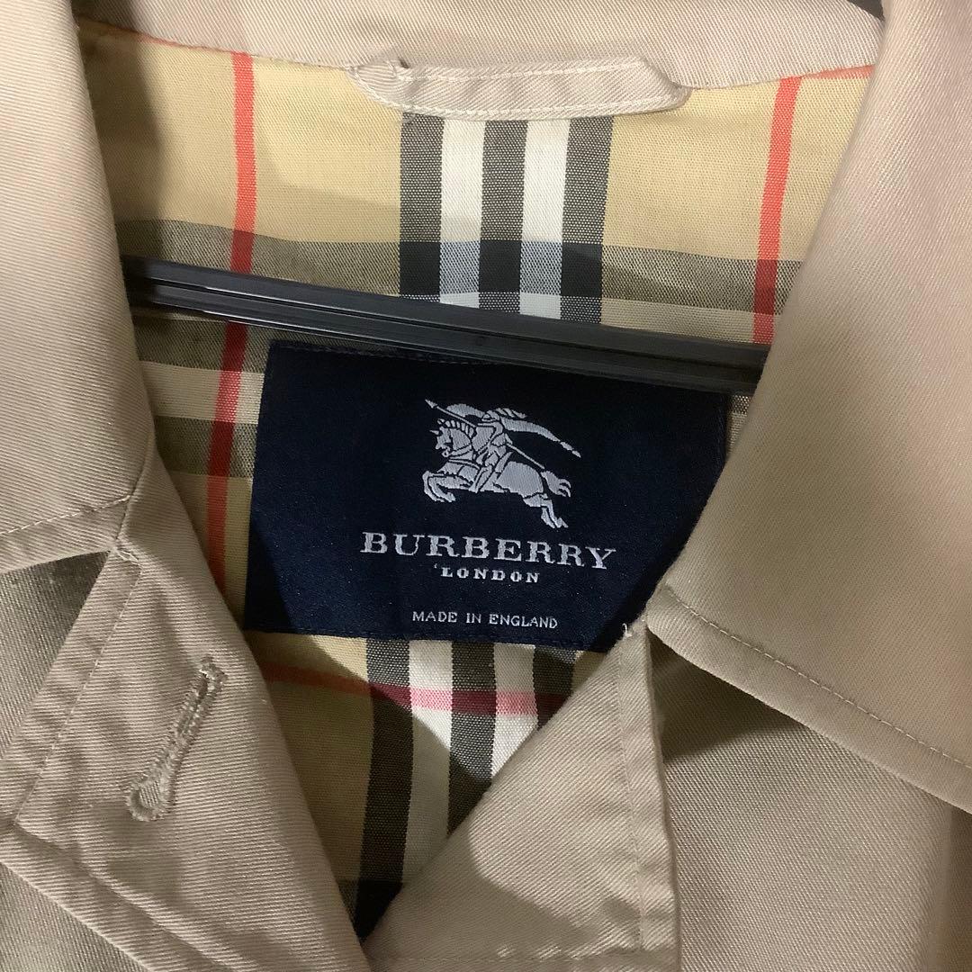 Burberry London イングランド製 ノバチェック ステンカラーコート