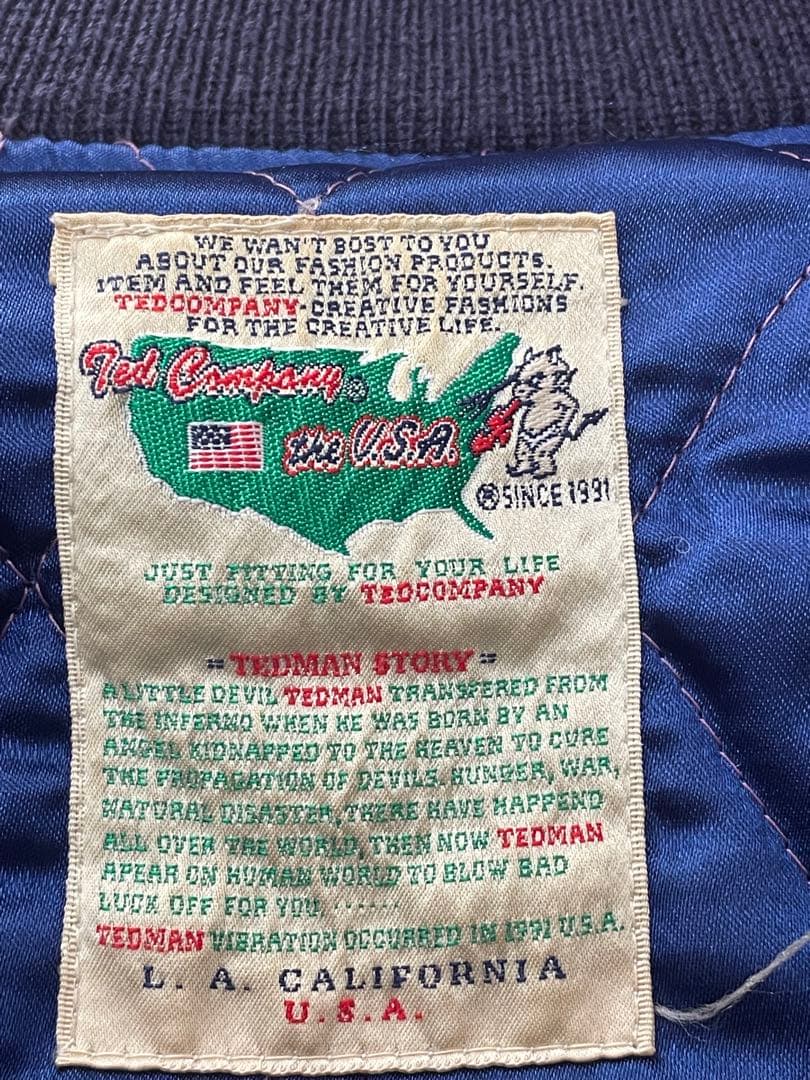 テッドマンスカジャン TSK012 サイズ40 古着　エフ商会 91s