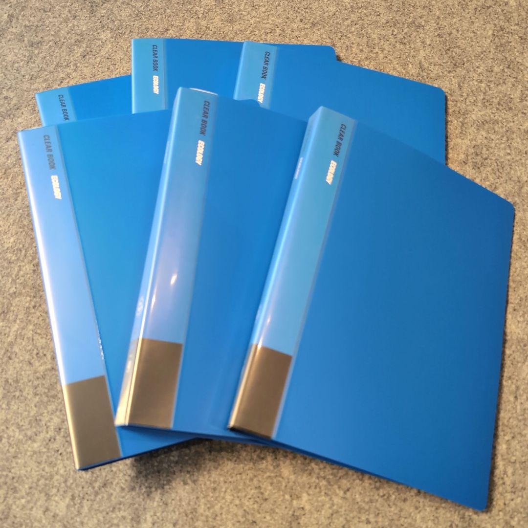 廃盤 コクヨ クリヤーブック 固定式 Ａ４-Ｓ４０ポケット 青 ラ-Ｅ５７０ＢＬ