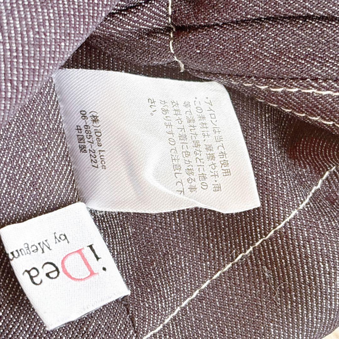 人気　iDea Luce デニムオールインワン サロペット 訳あり