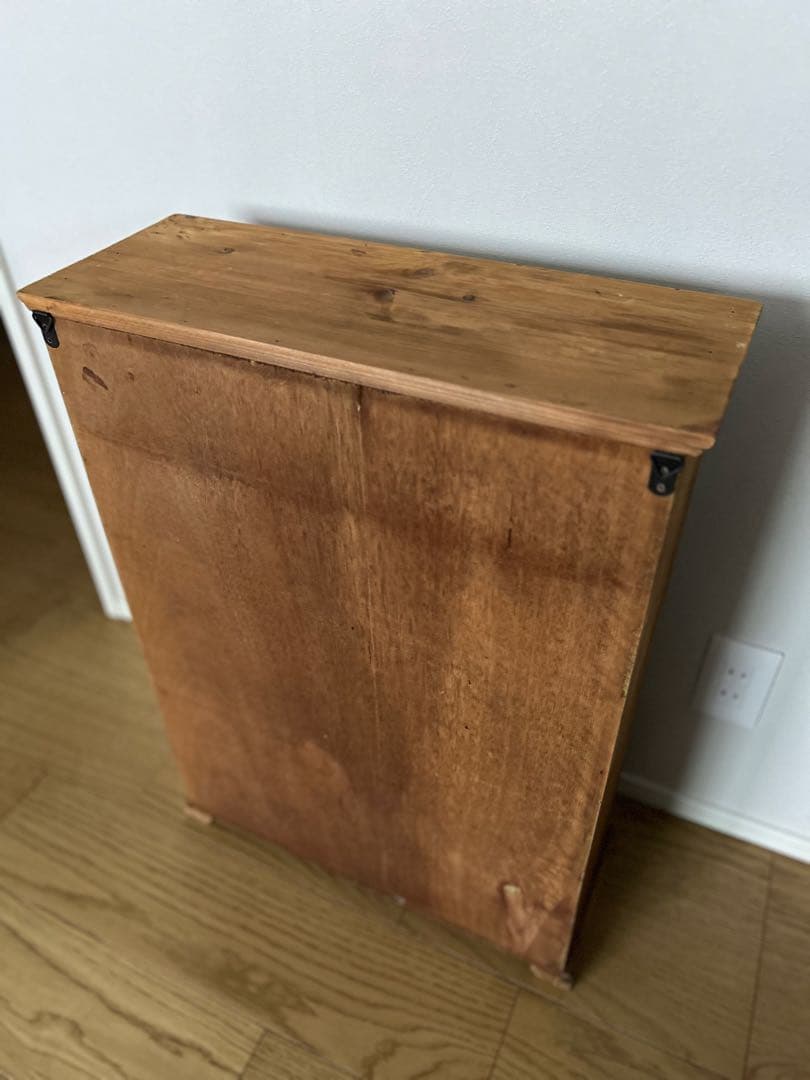 グランシュマン木製ガラス扉キャビネット マニーGC ウッドシンプルキャビネット