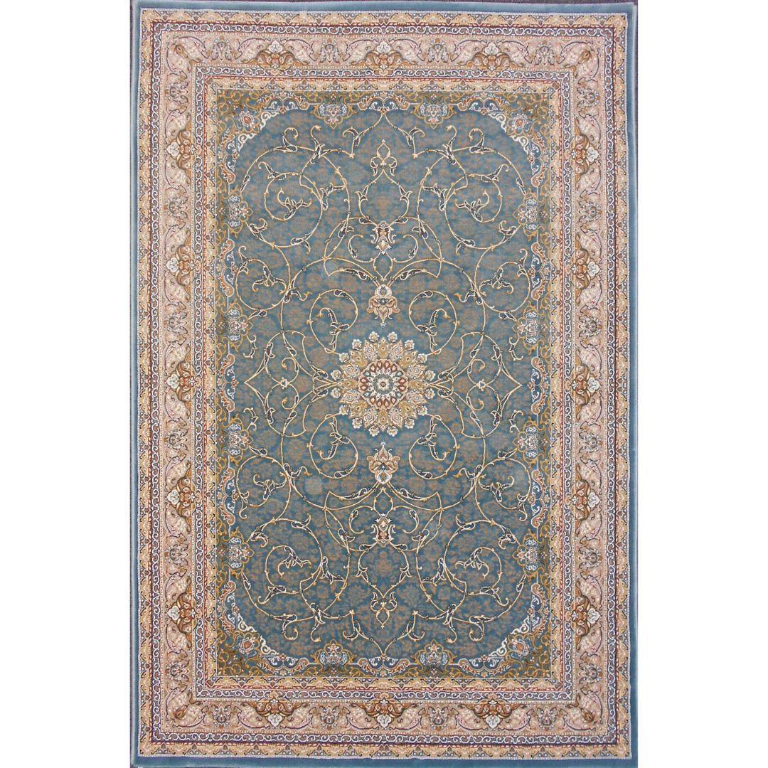 立体柄、144万ノット！本場イラン産 絨毯！約148×230cm-202581