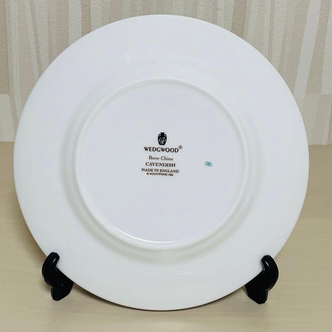 黒壺 ウェッジウッド キャベンディッシュ ケーキ デザート プレート 皿 8枚
